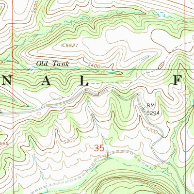 United States Geological Survey Bee Canyon, AZ (1967, 24000-Scale) digital map