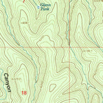 United States Geological Survey Bee Canyon, AZ (1997, 24000-Scale) digital map