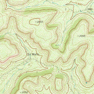 United States Geological Survey Bee Canyon, TX (1970, 24000-Scale) digital map