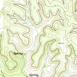 United States Geological Survey Bee Cave Hollow, TX (1971, 24000-Scale) digital map