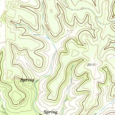 United States Geological Survey Bee Cave Hollow, TX (1971, 24000-Scale) digital map