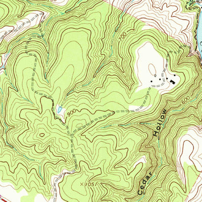United States Geological Survey Bee Cave, TX (1968, 24000-Scale) digital map