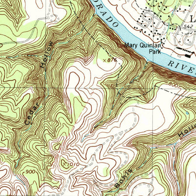 United States Geological Survey Bee Cave, TX (1986, 24000-Scale) digital map