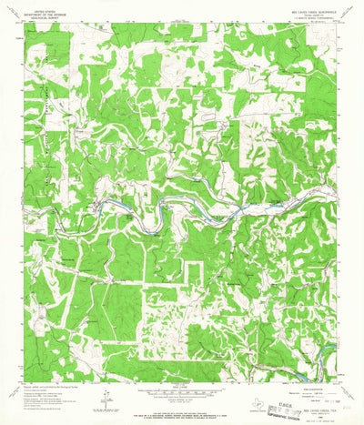United States Geological Survey Bee Caves Creek, TX (1964, 24000-Scale) digital map