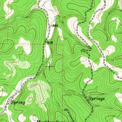 United States Geological Survey Bee Caves Creek, TX (1964, 24000-Scale) digital map
