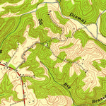 United States Geological Survey Bee Spring, KY (1953, 24000-Scale) digital map