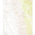 United States Geological Survey Bee Springs Canyon, CA (1992, 24000-Scale) digital map
