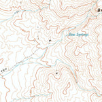 United States Geological Survey Bee Springs Canyon, CA (1992, 24000-Scale) digital map