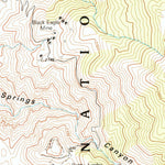 United States Geological Survey Bee Springs Canyon, CA (1992, 24000-Scale) digital map