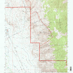 United States Geological Survey Bee Springs Canyon, CA (1994, 24000-Scale) digital map