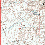 United States Geological Survey Bee Springs Canyon, CA (1994, 24000-Scale) digital map