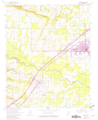 United States Geological Survey Beebe, AR (1963, 24000-Scale) digital map
