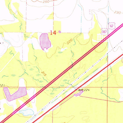 United States Geological Survey Beebe, AR (1963, 24000-Scale) digital map