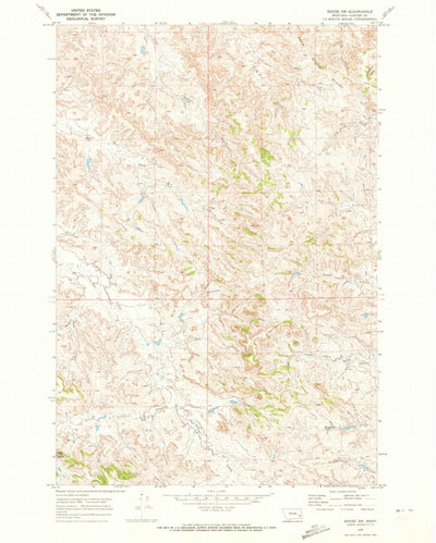 United States Geological Survey Beebe SW, MT (1969, 24000-Scale) digital map