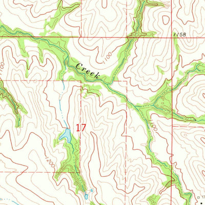 United States Geological Survey Beebeetown, IA (1970, 24000-Scale) digital map