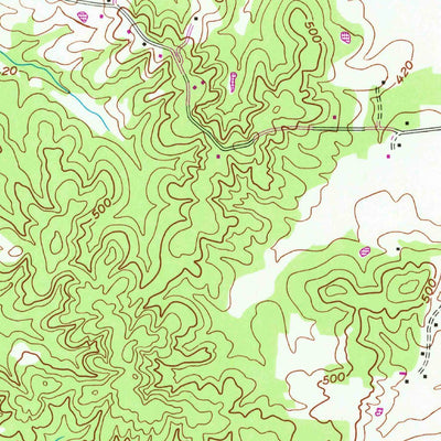 United States Geological Survey Beech Bluff, TN (1953, 24000-Scale) digital map