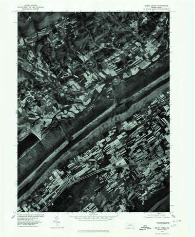 United States Geological Survey Beech Creek, PA (1977, 24000-Scale) digital map