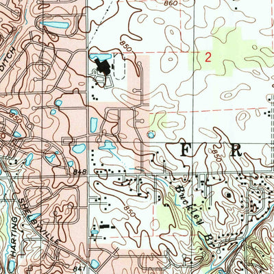 United States Geological Survey Beech Grove, IN (1998, 24000-Scale) digital map