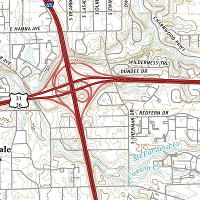 United States Geological Survey Beech Grove, IN (2019, 24000-Scale) digital map