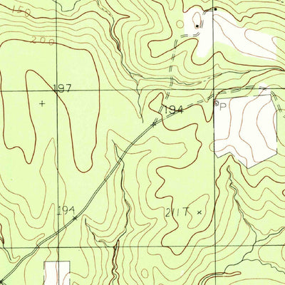 United States Geological Survey Beech Grove, TX (1984, 24000-Scale) digital map