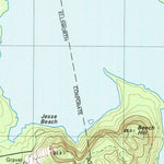 United States Geological Survey Beech Hill Pond, ME (1981, 24000-Scale) digital map