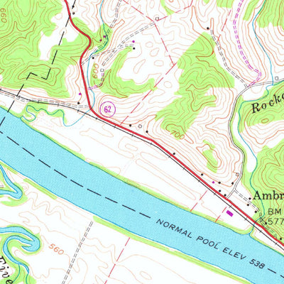 United States Geological Survey Beech Hill, WV (1957, 24000-Scale) digital map