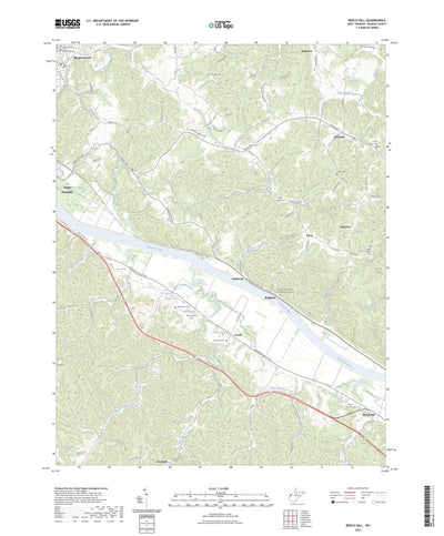United States Geological Survey Beech Hill, WV (2023, 24000-Scale) digital map