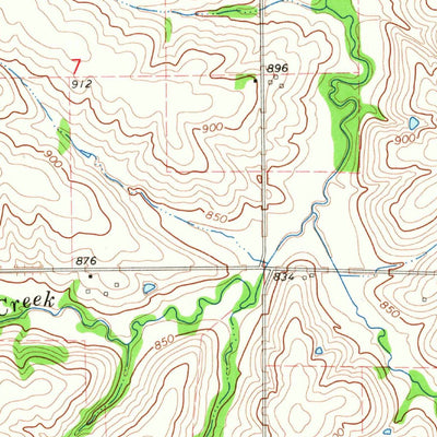 United States Geological Survey Beech, IA (1965, 24000-Scale) digital map