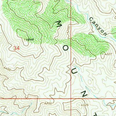United States Geological Survey Beecher Canyon, AZ (1967, 24000-Scale) digital map