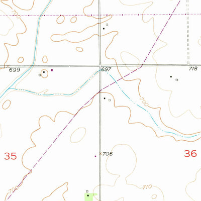 United States Geological Survey Beecher West, IL (1953, 24000-Scale) digital map