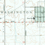 United States Geological Survey Beecher West, IL (1990, 24000-Scale) digital map
