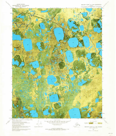 United States Geological Survey Beechey Point A-3 NW, AK (1970, 24000-Scale) digital map