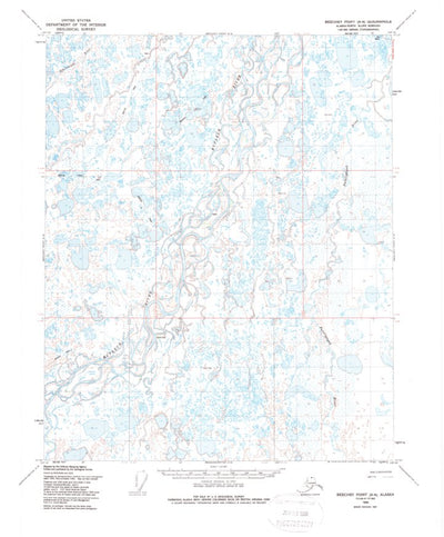 United States Geological Survey Beechey Point A-4, AK (1955, 63360-Scale) digital map