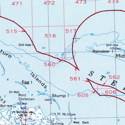 United States Geological Survey Beechey Point, AK (1960, 250000-Scale) digital map