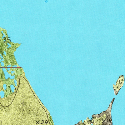 United States Geological Survey Beechey Point B-4 NE, AK (1970, 24000-Scale) digital map