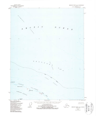 United States Geological Survey Beechey Point C-4, AK (1955, 63360-Scale) digital map