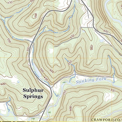 United States Geological Survey Beechwood, IN (2022, 24000-Scale) digital map