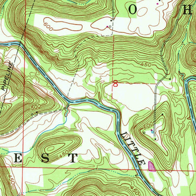 United States Geological Survey Beechwood, IN-KY (1970, 24000-Scale) digital map