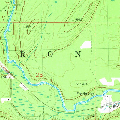 United States Geological Survey Beechwood, MI (1981, 24000-Scale) digital map