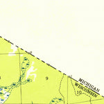 United States Geological Survey Beechwood, MI-WI (1938, 48000-Scale) digital map