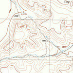 United States Geological Survey Beef Gap, TX (1983, 24000-Scale) digital map