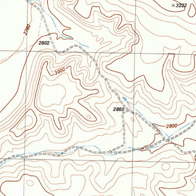 United States Geological Survey Beef Gap, TX (1983, 24000-Scale) digital map