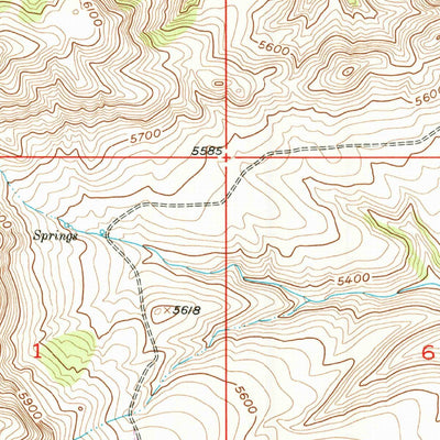 United States Geological Survey Beehive, MT (1956, 24000-Scale) digital map