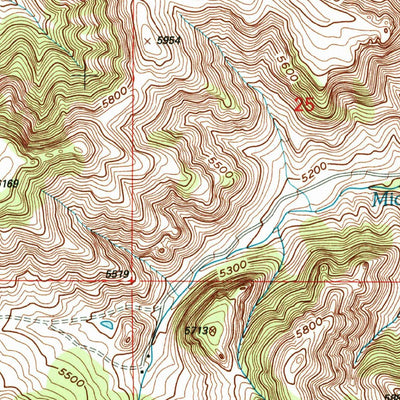 United States Geological Survey Beehive, MT (1996, 24000-Scale) digital map