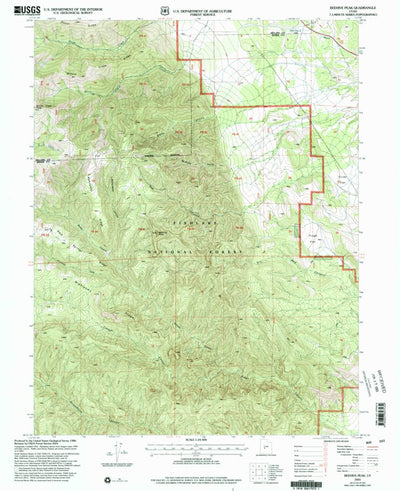 United States Geological Survey Beehive Peak, UT (2001, 24000-Scale) digital map