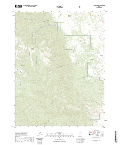 United States Geological Survey Beehive Peak, UT (2023, 24000-Scale) digital map