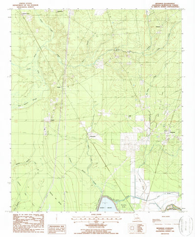 United States Geological Survey Beekman, LA (1998, 24000-Scale) digital map
