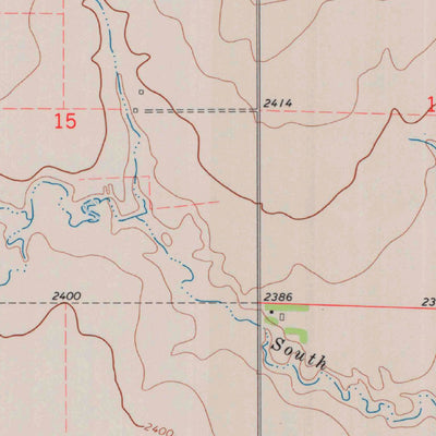 United States Geological Survey Beeler SE, KS (1974, 24000-Scale) digital map