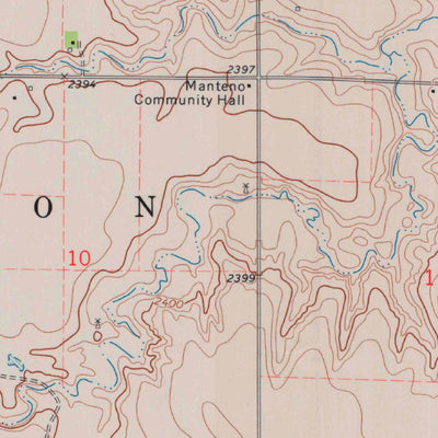 United States Geological Survey Beeler SE, KS (1974, 24000-Scale) digital map