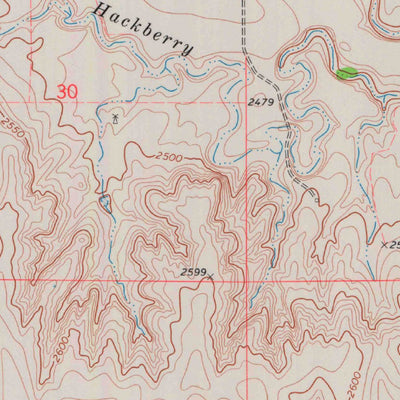 United States Geological Survey Beeler SW, KS (1974, 24000-Scale) digital map